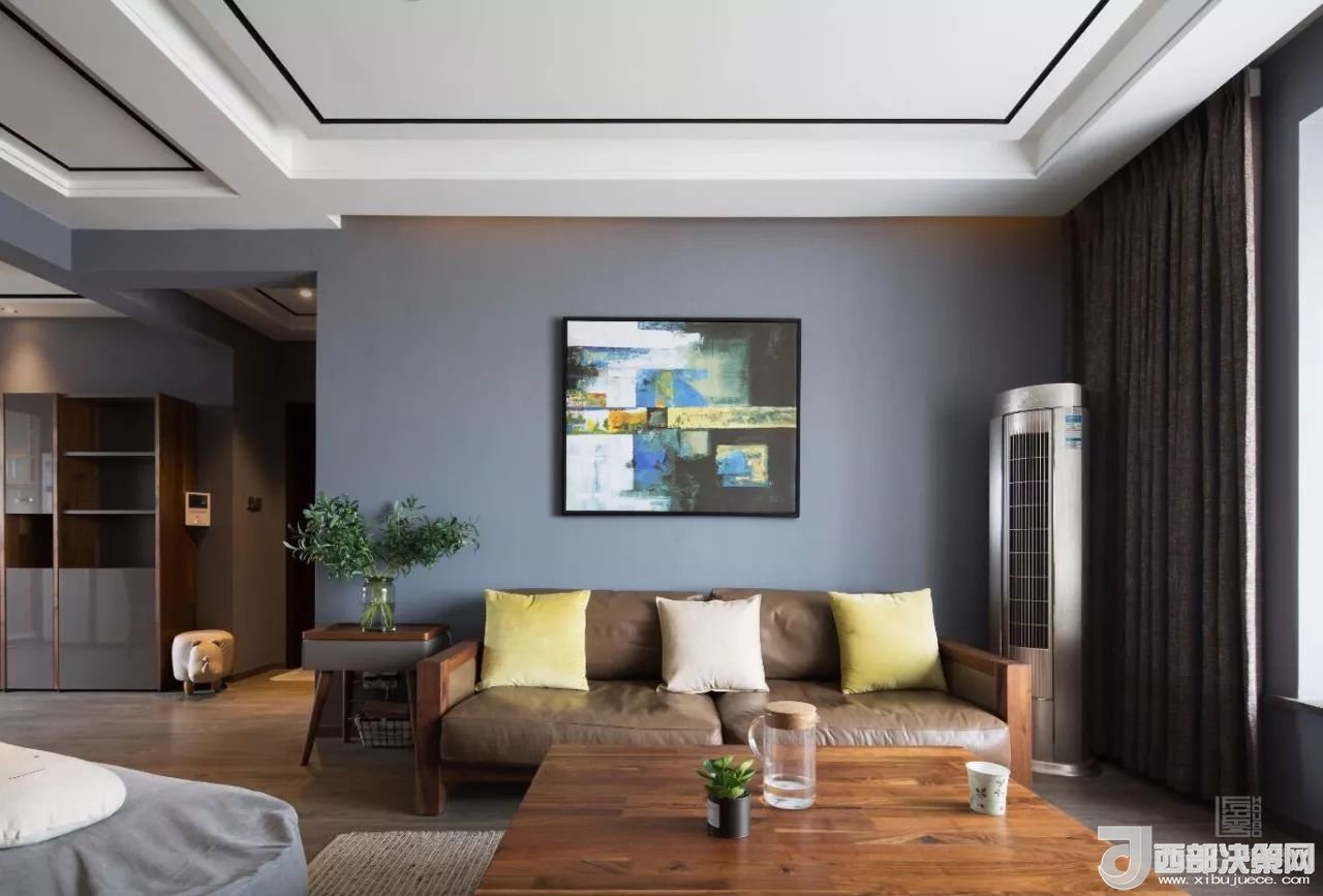 沙發(fā)背景墻選對(duì)裝飾畫，才能美了整個(gè)客廳空間！