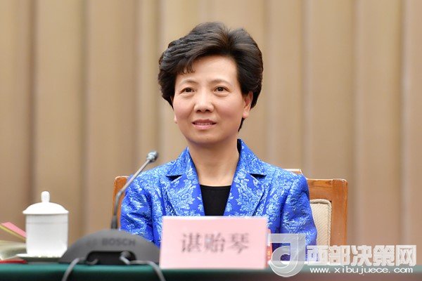 全國人大代表、貴州省委副書記、省長諶貽琴發(fā)言